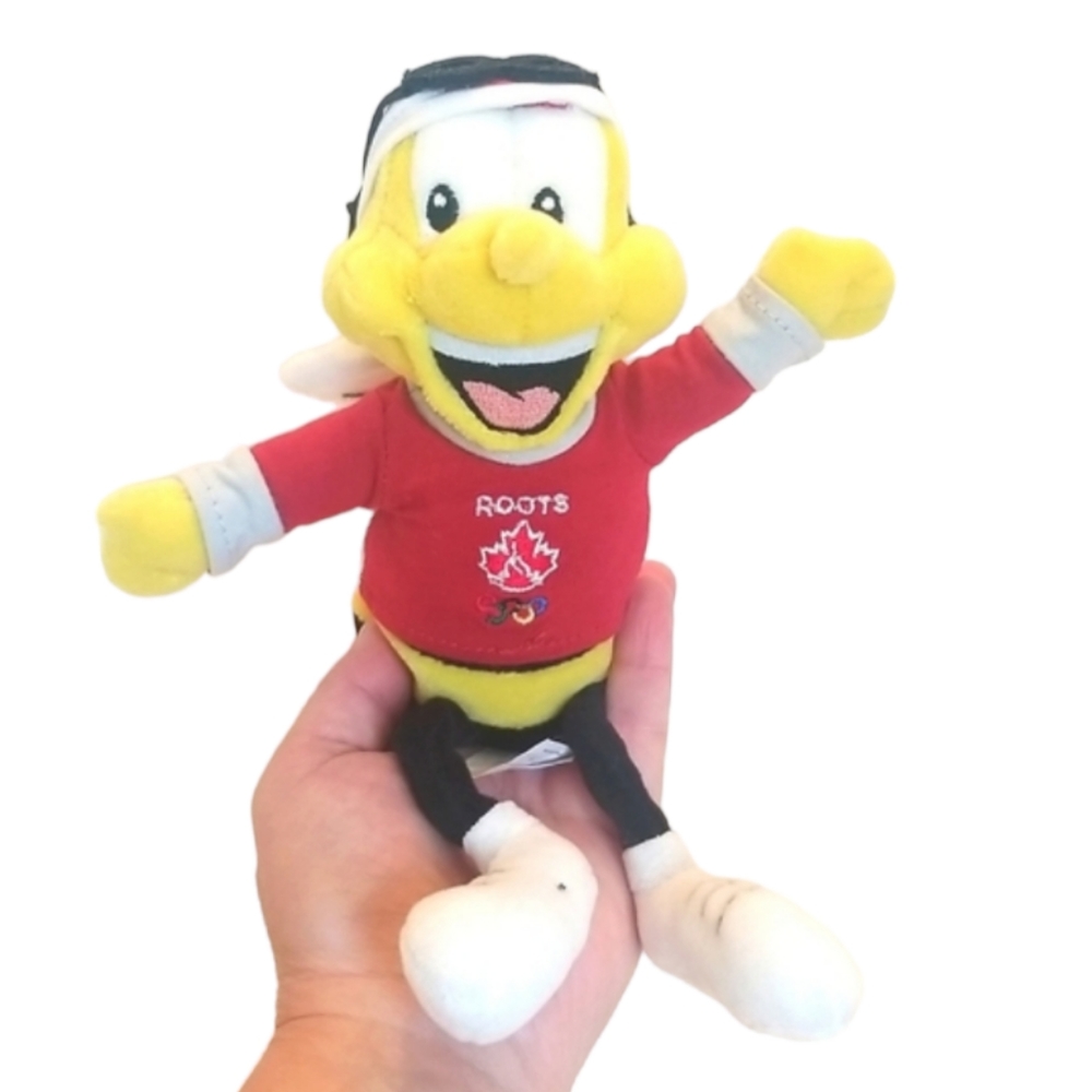 Vintage General Mills Honey Nut Bee Olympic Roots Canada Plush Y2K